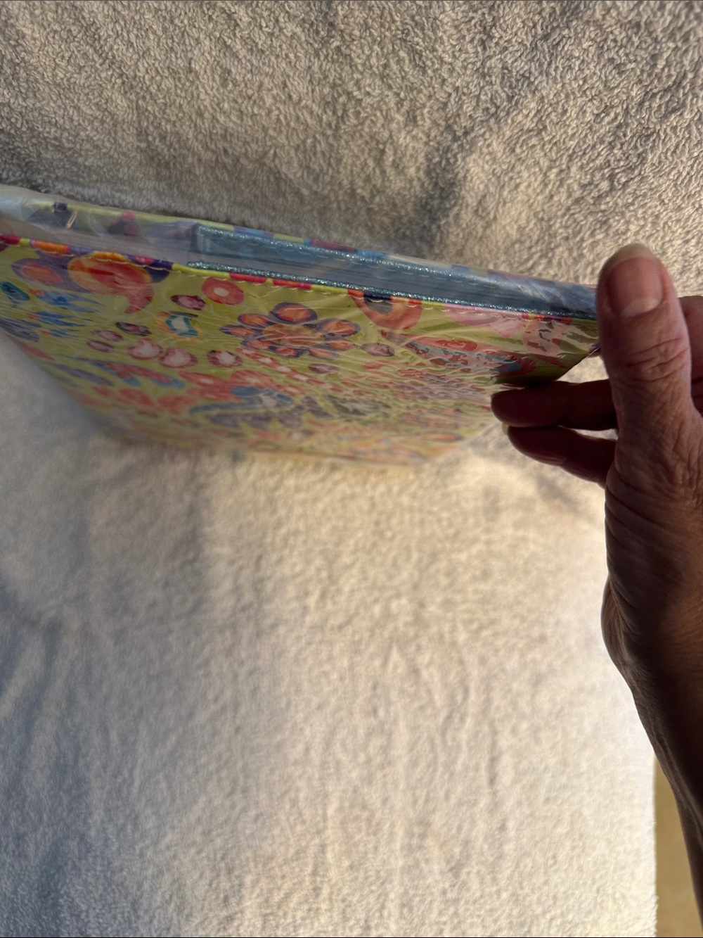 Consuela (Limon) Colorful Paisley Composition Notebook - Picture 3 of 3